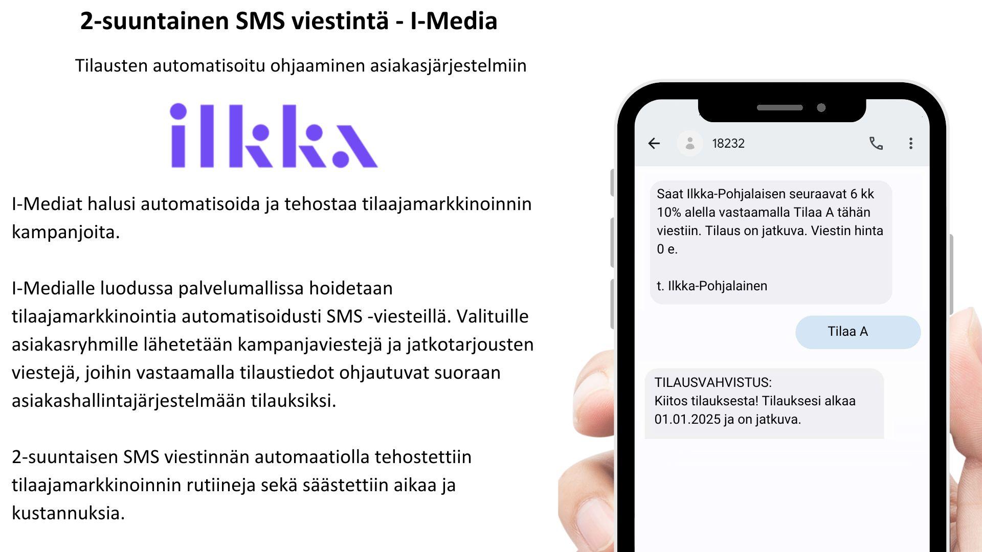 Käyttötapauksia ja referenssejä I-Mediat