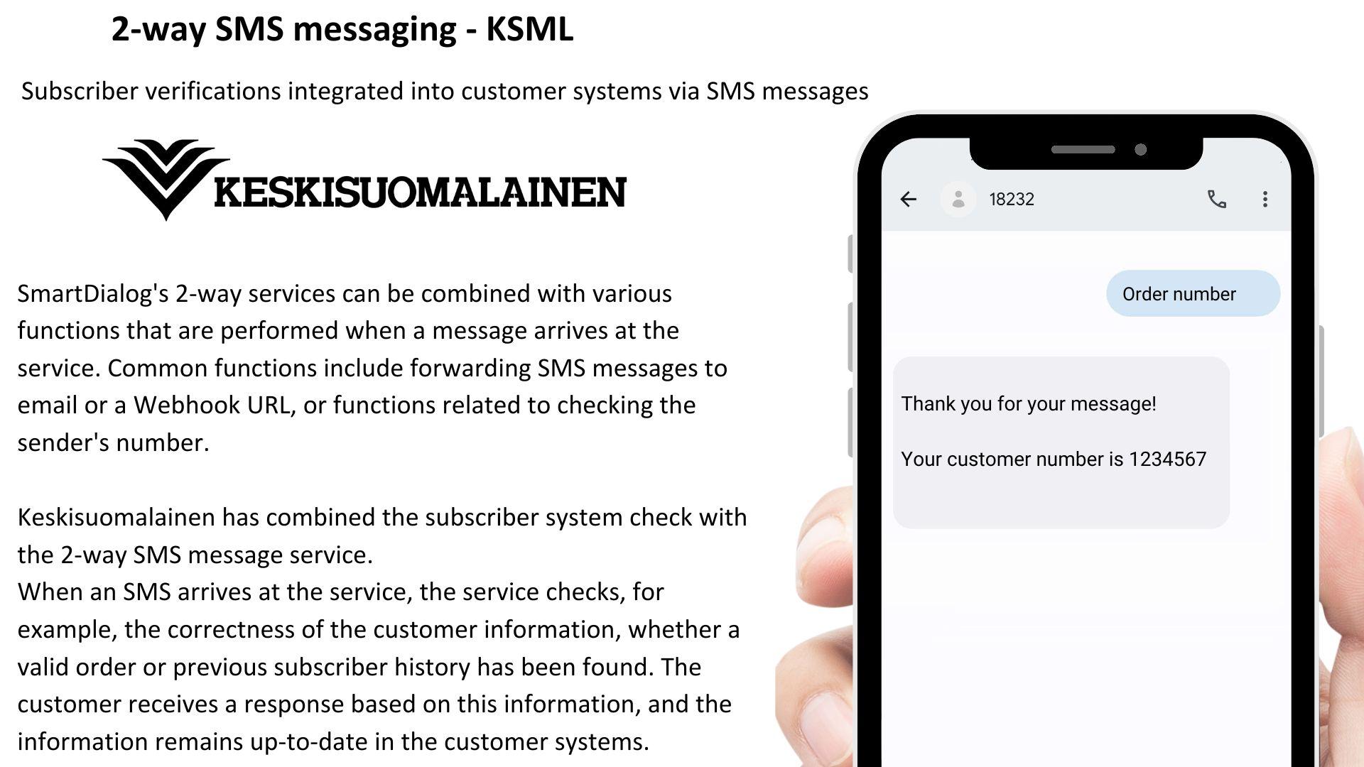 2-way messaging KSML