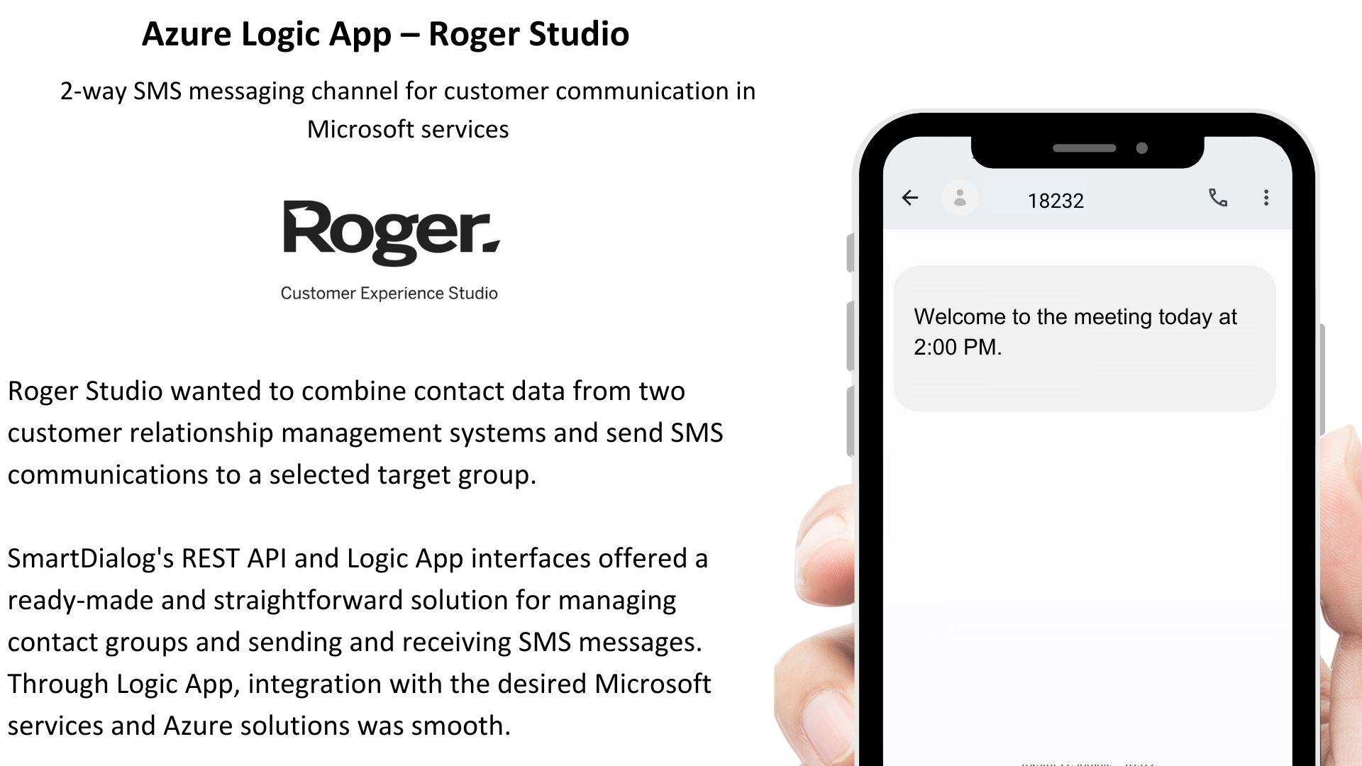Azure Logic App – Roger Studio